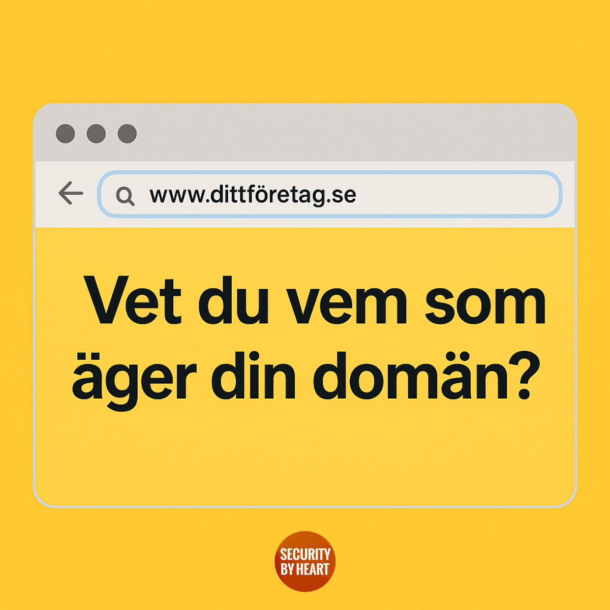 Du visar för närvarande Vet du vem som äger ditt domännamn?